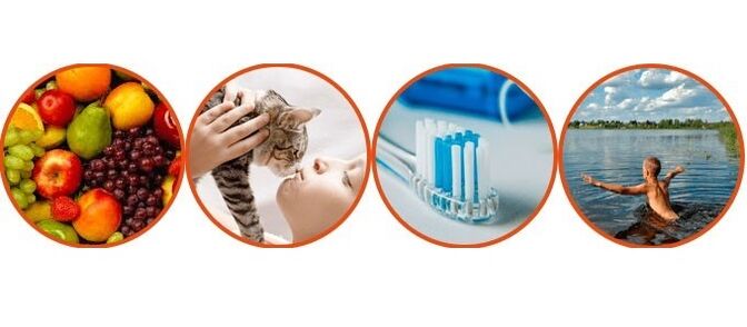 sources d'infection parasitaire